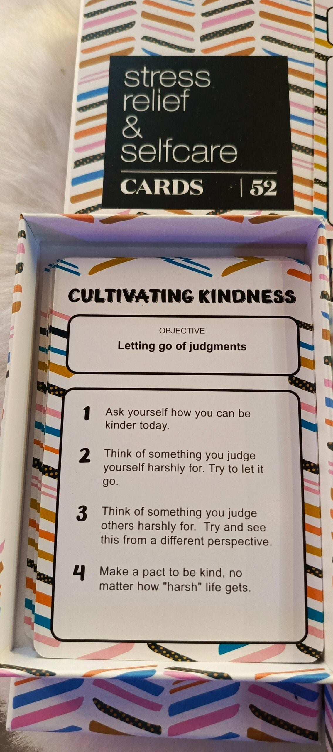 Stress refief Self-care cards