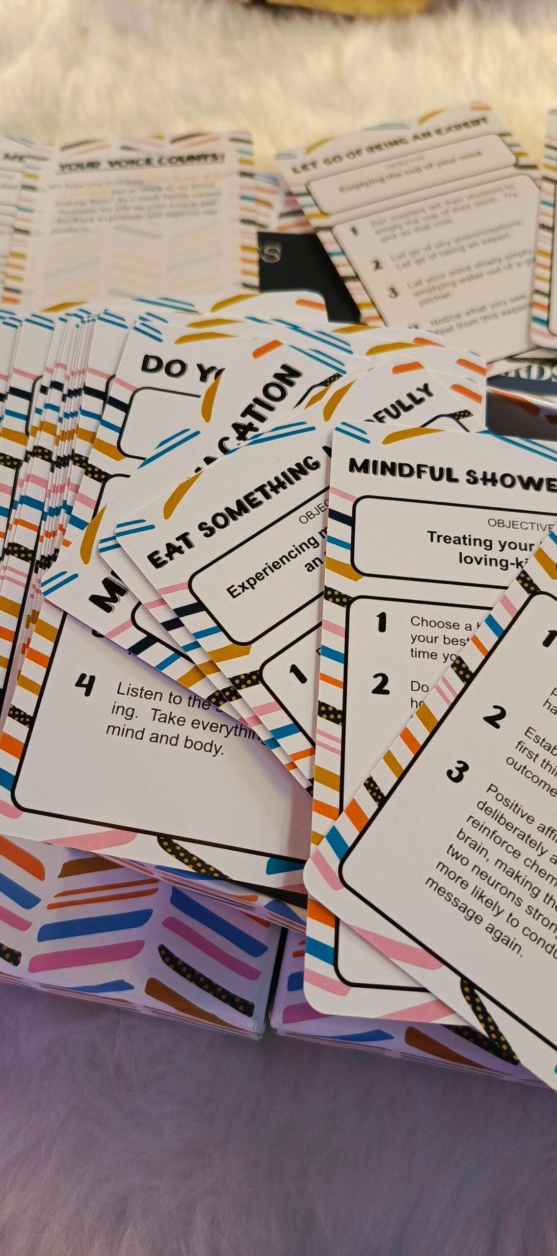 Stress refief Self-care cards