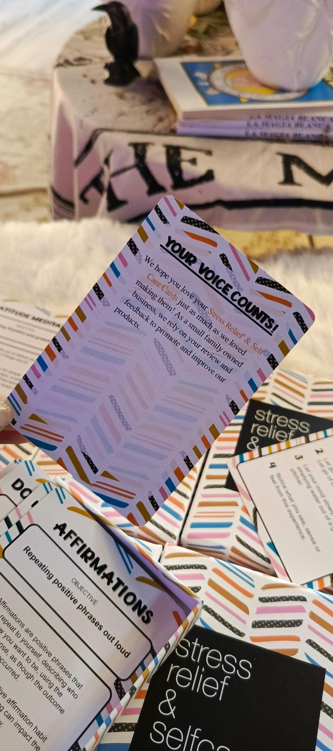 Stress refief Self-care cards