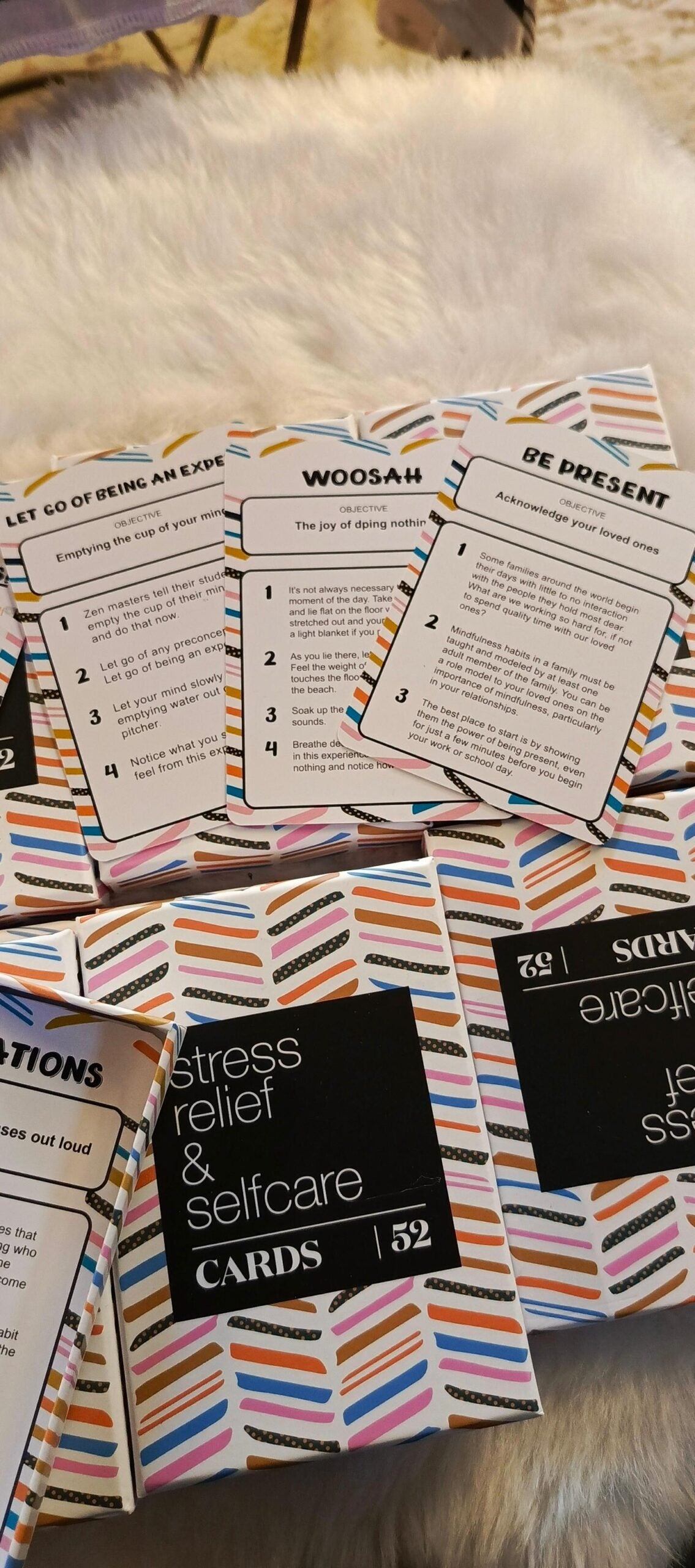 Stress refief Self-care cards